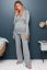 Preview: Maternity and Nursing Homewear 3 Pcs-Set grey