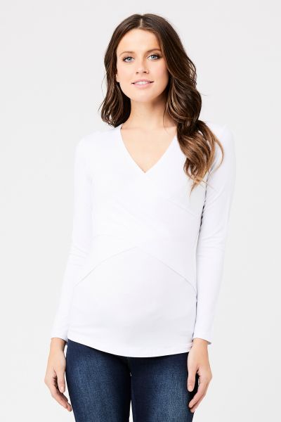 Umstands- und Stillshirt weiß