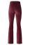 Preview: Flared Velvet Maternity Trousers bordeaux