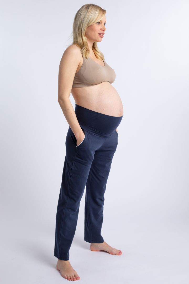 Lounge und Pyjama Umstandshose aus Bio-Baumwolle