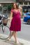 Preview: Maternity Dress with Cache Coeur Neckline berry