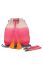 Vorschau: Wickelrucksack pink dip dye