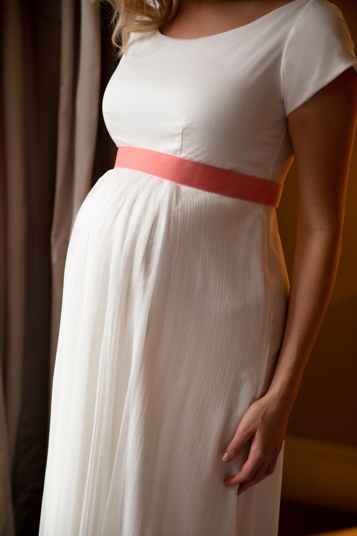 Samt Schärpe koralle