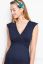 Vorschau: Ecovero Maxi Umstands- und Stillkleid navy