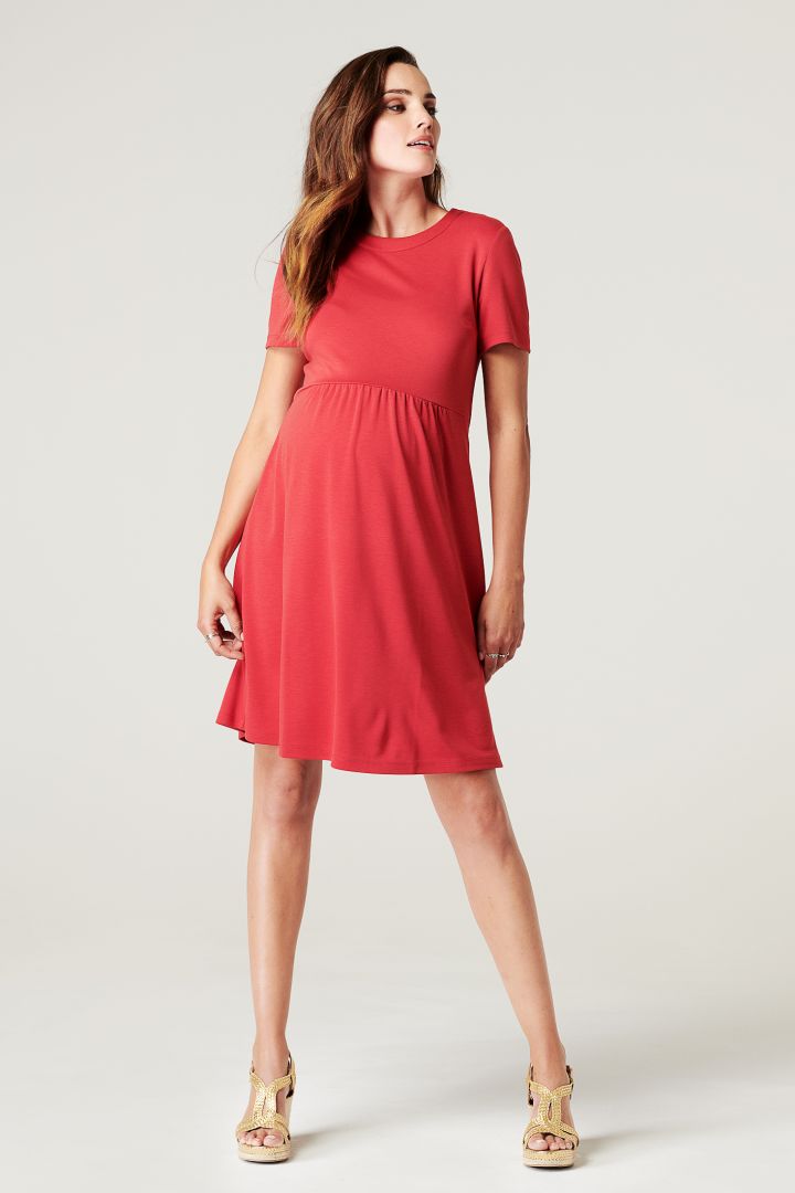 Umstandskleid mit Rundhalsausschnitt