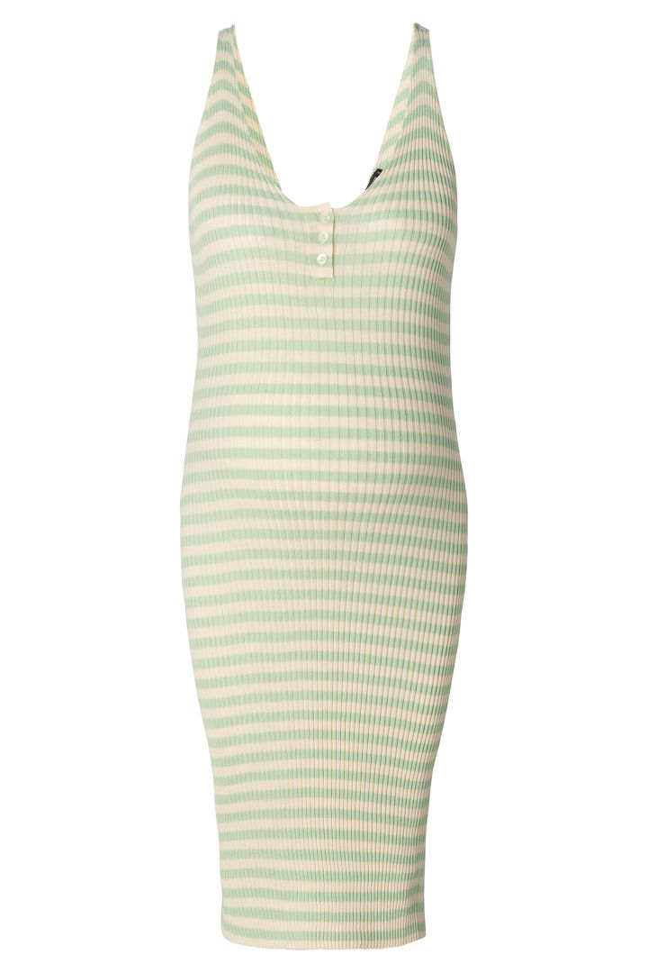 Bodycon Umstands- und Stillkleid mit Knopfleiste