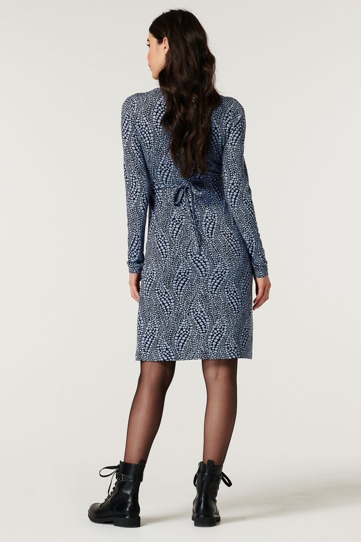 Ecovero Umstands- und Stillkleid mit Allover Print