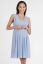 Preview: Chiffon Maternity and Nursing Dress light blue