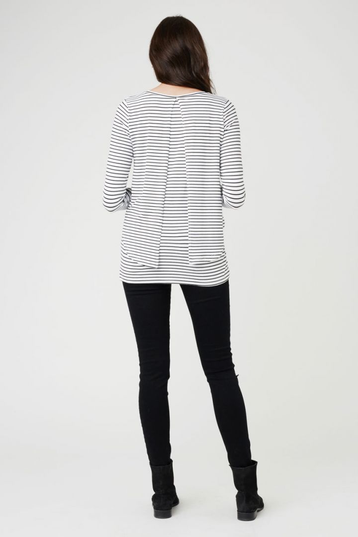 Ripped Umstandsjeggings schwarz