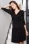 Preview: Maternity and Nursing Dress V-Neck black