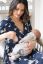 Preview: Maternity and Nursing Dress with Floral Print