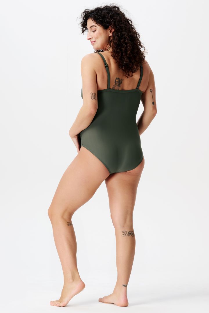 Umstandsbadeanzug khaki