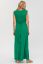 Preview: Maxi Maternity and Nursing Dress with Knot Detail Green