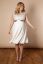Preview: Maternity Wedding Dress with Sequined Top Plus Size