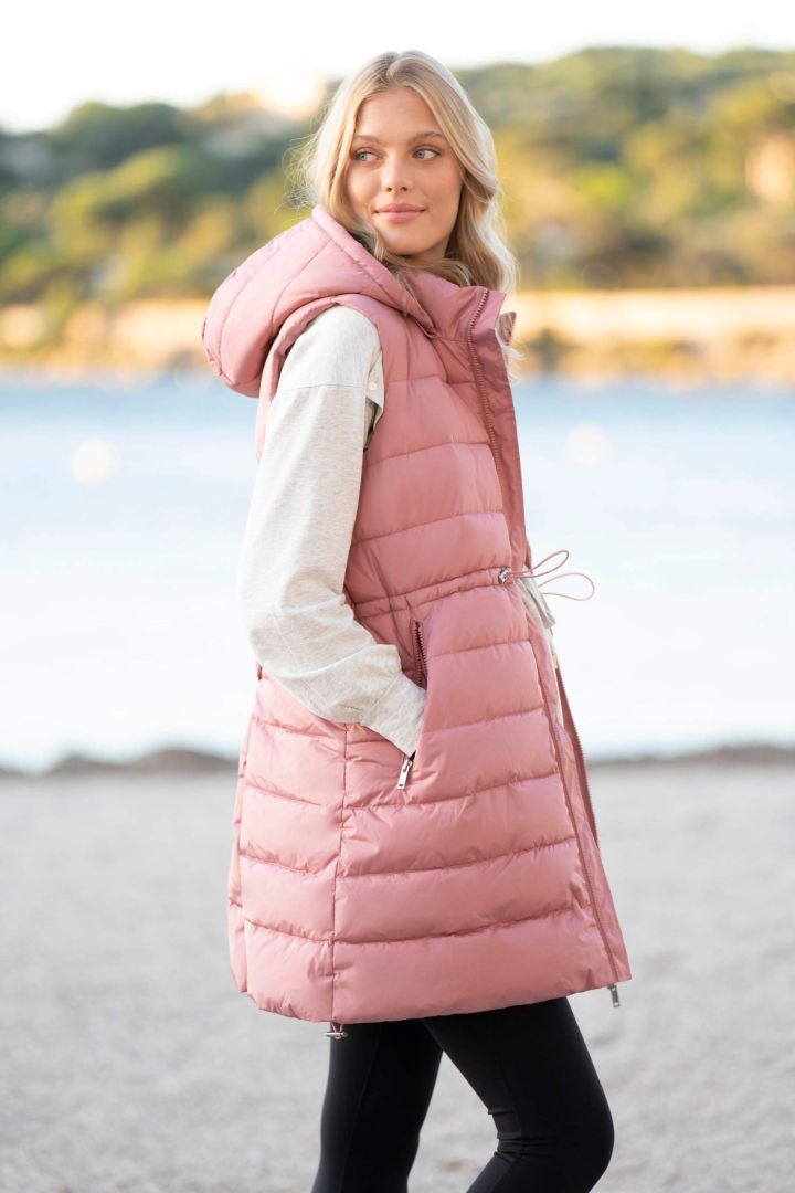 Eco Maternity and Babywearing Vest pink