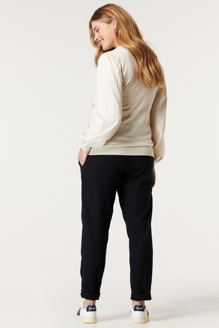 Organic Umstandspullover mit Gürtel