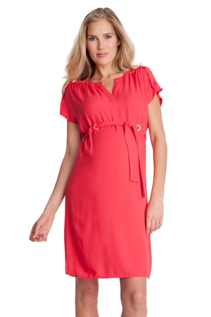 Maternity Dress with V-neck