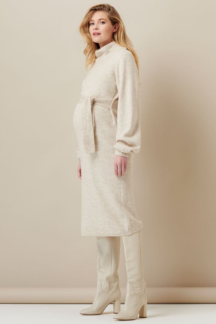 Eco Umstands-Strickkleid mit Tube Kragen